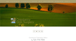 Desktop Screenshot of cranberryoralsurgery.com